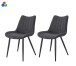 Esszimmerstuhl >Lotta< 2er Set in verschiedenen Farben, Webstoff - 53x86x59cm (BxHxT)