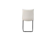 Freischwinger >Sonja< 2er Set in creme, Webstoff - 46x89x57cm (BxHxT)