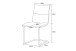 Freischwinger >Sonja< 2er Set in creme, Webstoff - 46x89x57cm (BxHxT)