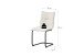Freischwinger >Sonja< 2er Set in creme, Webstoff - 46x89x57cm (BxHxT)