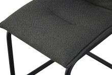 Freischwinger >Sonja< 2er Set in anthrazit, Webstoff - 46x89x57cm (BxHxT)