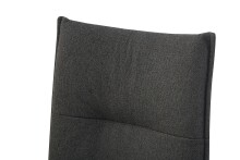 Freischwinger >Sonja< 2er Set in anthrazit, Webstoff - 46x89x57cm (BxHxT)