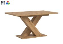 Kulissen-Esstisch >Motion< ausziehbar, artisan oak...