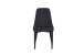 Stuhl >Claudia< 2er Set in anthrazit, Velouroptik - 44x88x58cm (BxHxT)