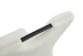 Freischwinger >Lisa< 2er Set in creme, Velouroptik - 43x98x61cm (BxHxT)