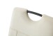 Freischwinger >Lisa< 2er Set in creme, Velouroptik - 43x98x61cm (BxHxT)