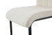 Freischwinger >Lisa< 2er Set in creme, Velouroptik - 43x98x61cm (BxHxT)