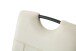 Freischwinger >Lisa< 2er Set in creme, Velouroptik - 43x98x61cm (BxHxT)