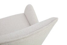 Stuhl >Helen< 2er Set in creme, Webstoff - 56x91x63cm (BxHxT)