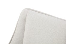 Stuhl >Helen< 2er Set in creme, Webstoff - 56x91x63cm (BxHxT)