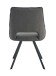 Stuhl >Helen< 2er Set in anthrazit, Webstoff - 56x91x63cm (BxHxT)