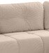 Ecksofa >Sancho Long< in beige, Cord - 255x107x155cm (BxHxT)
