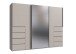 Schwebetürenschrank >BALI< in KASCHMIR / SPIEGEL - 270x208x64cm (BxHxT)