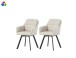 Stuhl >Sophie< 2er Set in verschiedenen Farben, Chenille-Optik - 53x87x62cm (BxHxT)