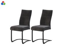 Freischwinger >Leni< 2er Set in anthrazit,...