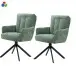 Armlehnstuhl >Yukon< (2er-Set)  Drehfunktion, Federkern, olive - 60x94x66cm (BxHxT)