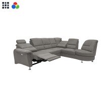 Ecksofa >Ludwigshafen< in 1219 Toro anthrazit -...