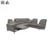 Ecksofa >Ludwigshafen< in verschiedenen Farben und Ausführungen - 236x113x275cm (BxHxT)