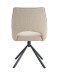 Esszimmerstuhl >Jana< 2er Set in creme, Webstoff - 57x91x64cm (BxHxT) 360° Drehfunktion