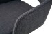 Esszimmerstuhl >Jana< 2er Set in anthrazit, Webstoff - 57x91x64cm (BxHxT) 360° Drehfunktion