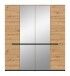 Kleiderschrank >Canu< in Basalt Grau / Artisan - 180x198x59cm (BxHxT)