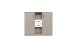 Highboard >BAHAMAS< in SAHARAGRAU + WEISS - 122x105x41cm (BxHxT)