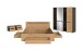 Schlafzimmer-Set >Canu< 4tlg. in Basalt Grau / Artisan