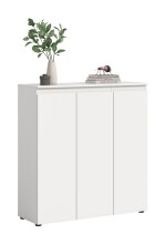 Highboard >Scarpa< in Weiß - 105x111x37cm (BxHxT)