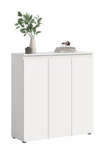 Highboard >Scarpa< in Weiß - 105x111x37cm (BxHxT)
