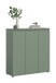 Highboard >Scarpa< in Smoke Green - 105x111x37cm (BxHxT)