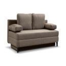 Schlafsofa >Sorto< in braun-beige, Cord -...