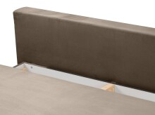 Schlafsofa >Sorto< in braun-beige, Cord - 200x91x100cm (BxHxT)