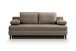 Schlafsofa >Sorto< in braun-beige, Cord - 200x91x100cm (BxHxT)