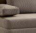 Schlafsofa >Sorto< in braun-beige, Cord - 200x91x100cm (BxHxT)
