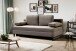 Schlafsofa >Sorto< in braun-beige, Cord - 200x91x100cm (BxHxT)