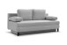 Schlafsofa >Sorto< in hellgrau, Cord - 200x91x100cm (BxHxT)
