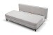 Schlafsofa >Sorto< in hellgrau, Cord - 200x91x100cm (BxHxT)