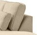Ecksofa >Lux< in beige, Webstoff - 305x90x281cm (BxHxT)