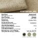 Ecksofa >Lux< in beige, Webstoff - 305x90x281cm (BxHxT)