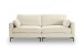 3,5-Sitzer >Venti< in creme, Webstoff - 225x92x97cm (BxHxT)
