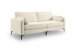 3,5-Sitzer >Venti< in creme, Webstoff - 225x92x97cm (BxHxT)