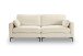 3,5-Sitzer >Venti< in creme, Webstoff - 225x92x97cm (BxHxT)