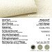 4-Sitzer >Venti< in creme, Webstoff - 286x92x97cm (BxHxT)