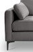 3,5-Sitzer >Venti< in hellgrau, Webstoff - 225x92x97cm (BxHxT)