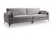 4-Sitzer >Venti< in hellgrau, Webstoff - 286x92x97cm (BxHxT)