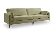 4-Sitzer >Venti< in grün, Webstoff - 286x92x97cm (BxHxT)