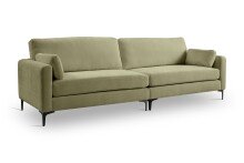 4-Sitzer >Venti< in grün, Webstoff - 286x92x97cm (BxHxT)