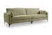 4-Sitzer >Venti< in grün, Webstoff - 286x92x97cm (BxHxT)