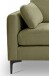 4-Sitzer >Venti< in grün, Webstoff - 286x92x97cm (BxHxT)