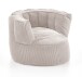 Sessel >Snuggle< in beige, Cord - 95x65x95cm (BxHxT)
